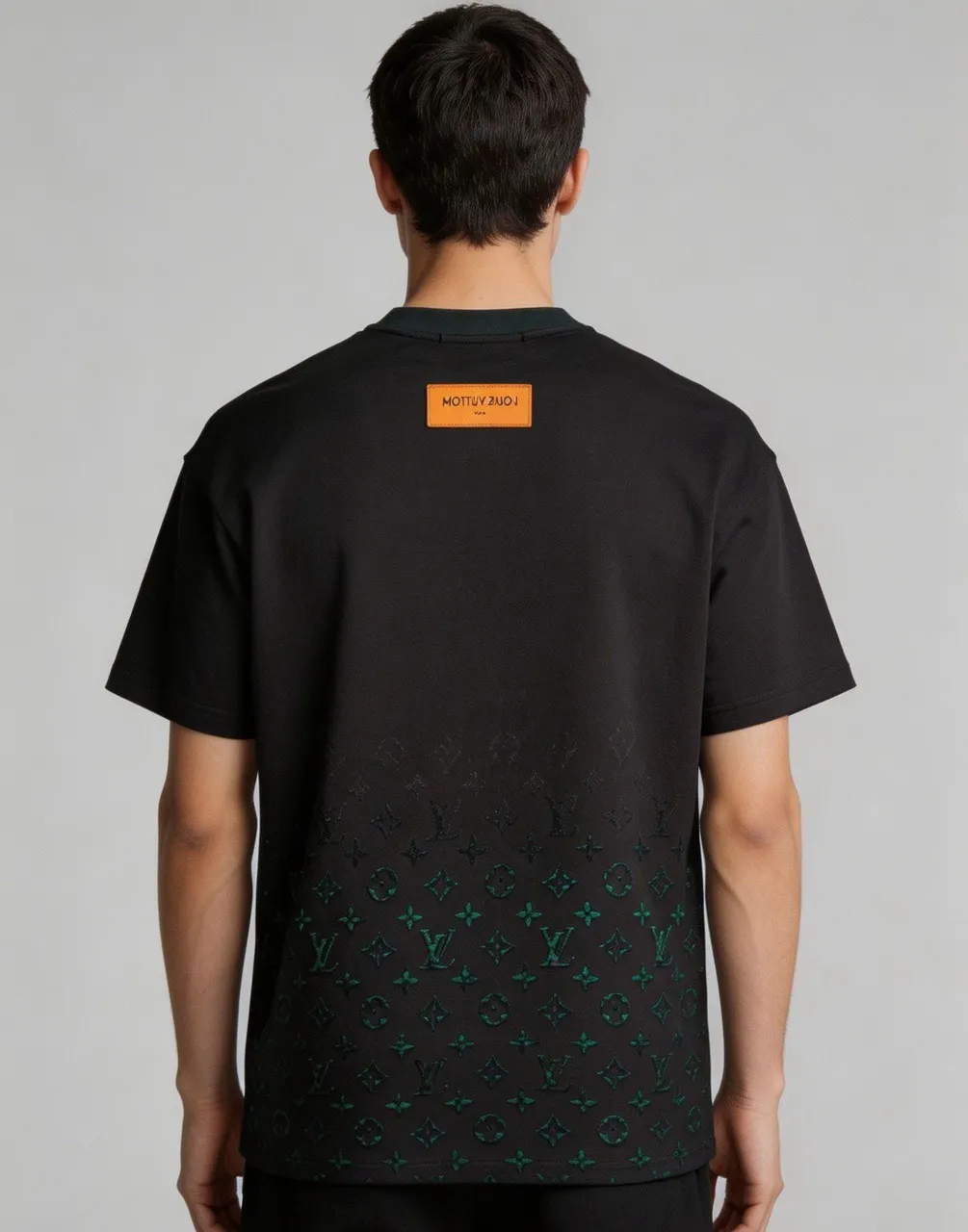 Louis Vuitton/Louis Vuitton 26ss hem presbyopia burnt short sleeves